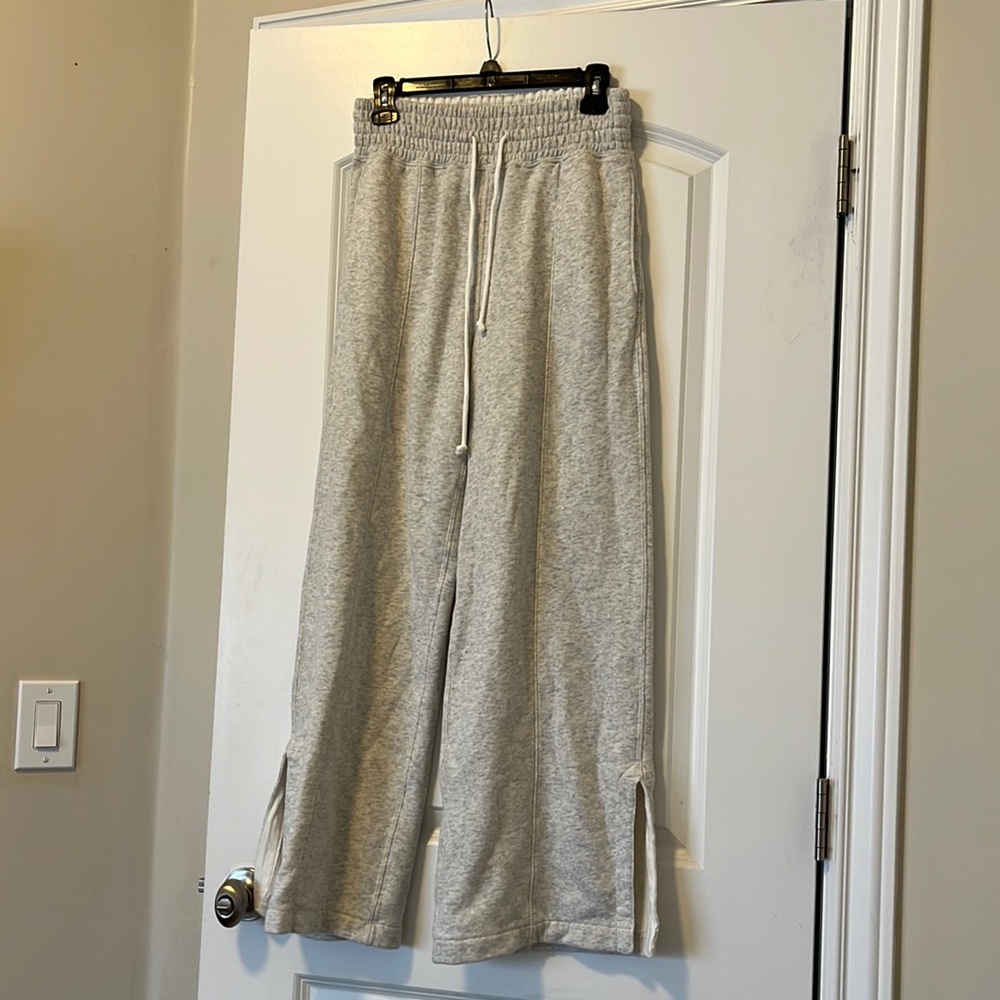 Abercrombie wide leg sweat pants